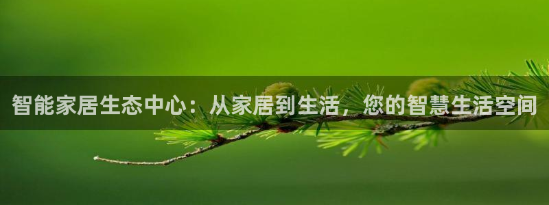 ug环球代理：智能家居生态中心：从家居到